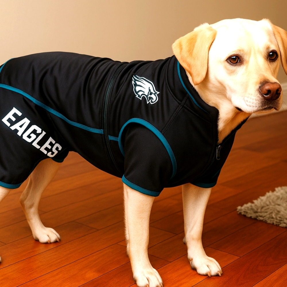 Eagles Black Dog Jacket